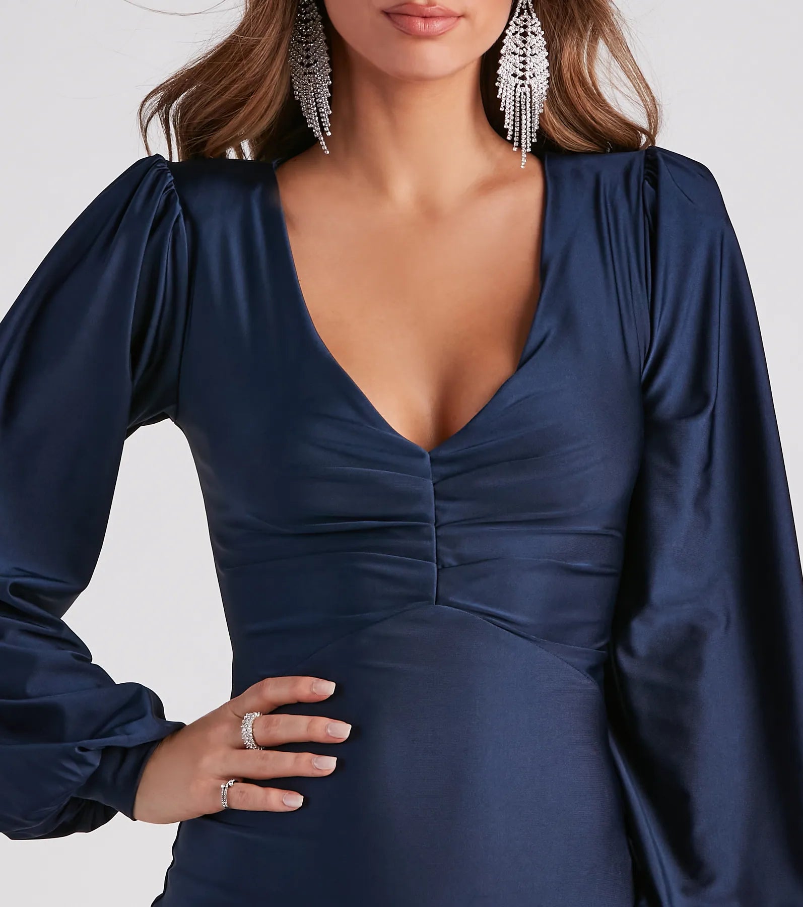 Avalynn Formal Long Sleeve Mermaid Dress