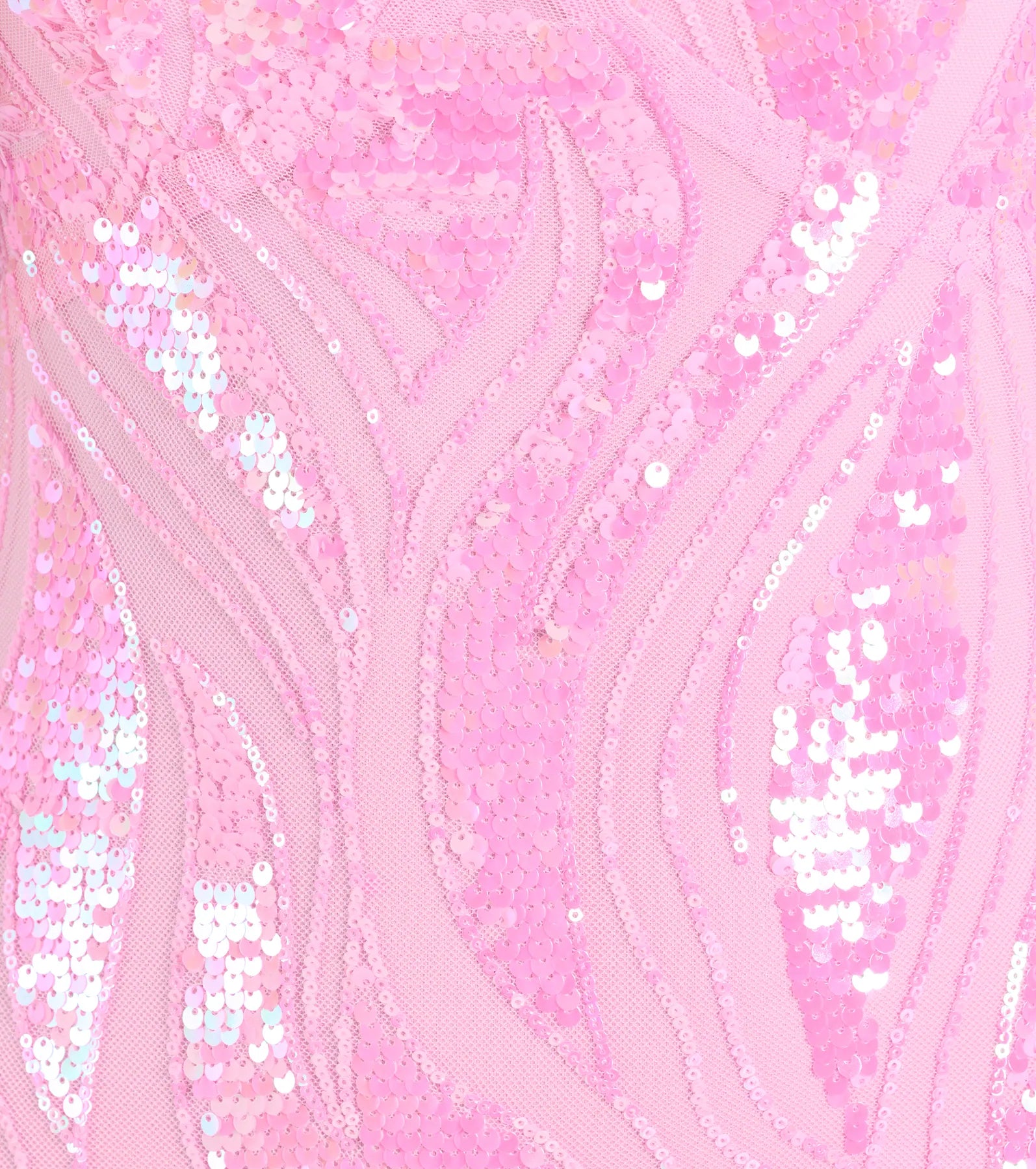 Acacia Iridescent Sequin Lace-Up Formal Dress