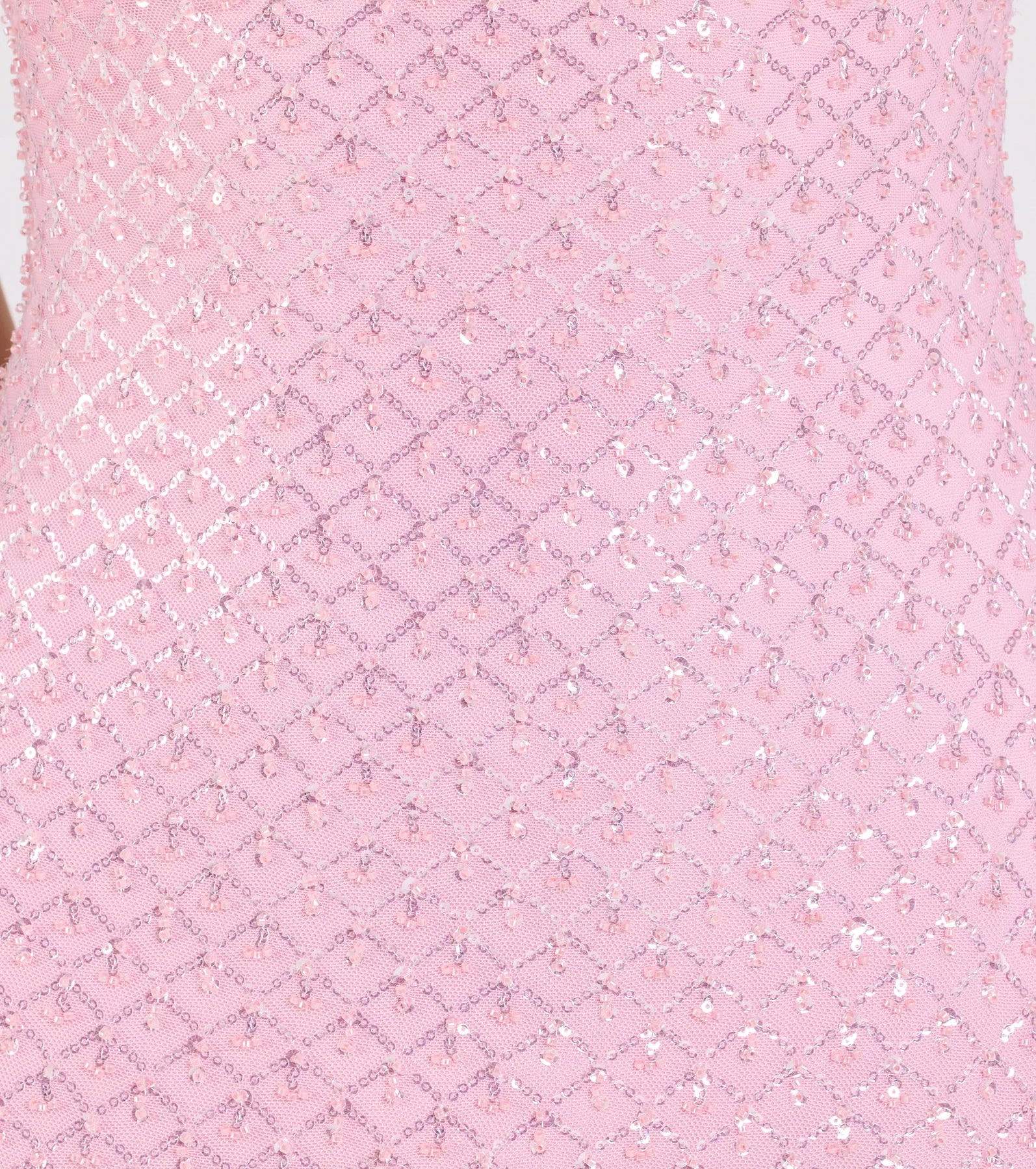 Vanessa Open Back Mermaid Sequin Formal Dress