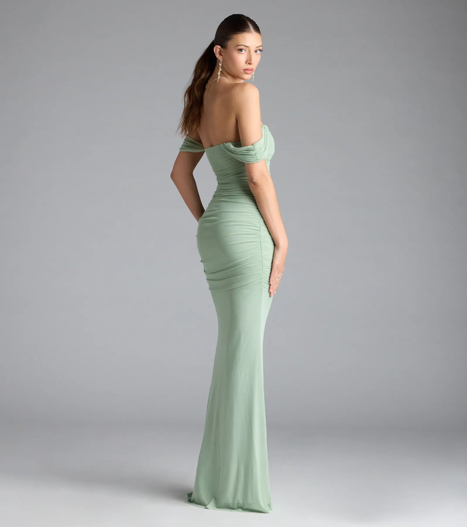 Ramona Off-The-Shoulder Mermaid Formal Dress