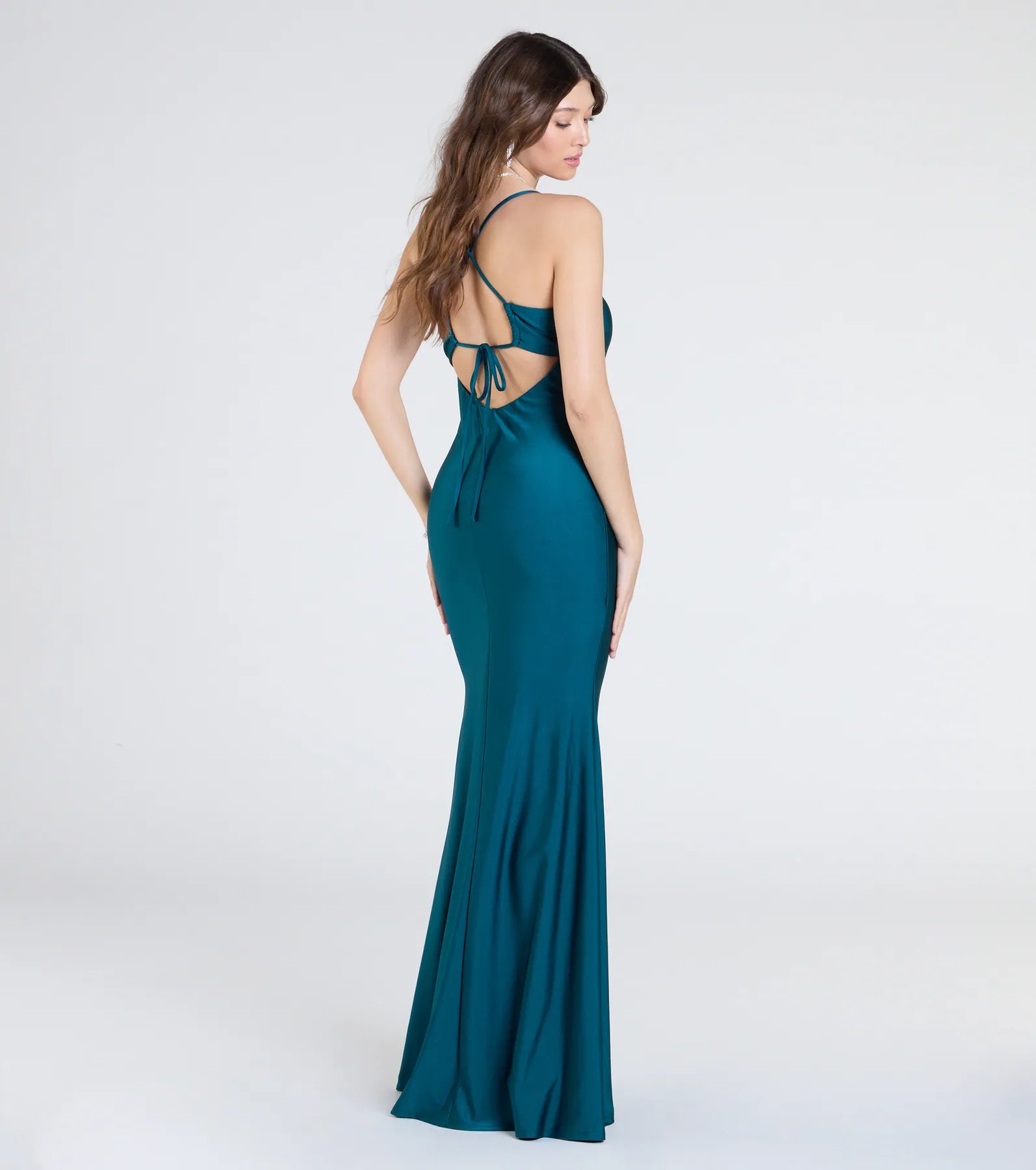 Mindy Strappy Back Mermaid Formal Dress