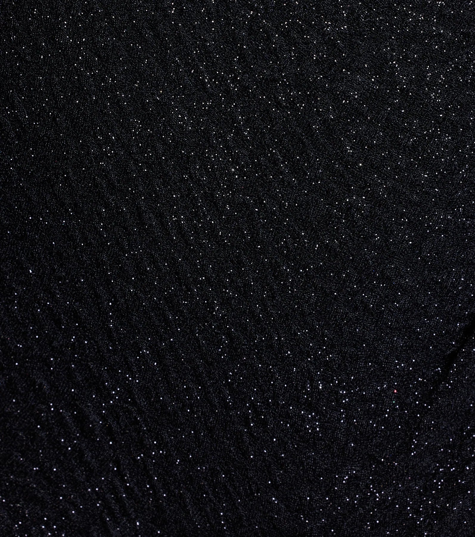 Perry Glitter Knit Wrap Slit Mermaid Dress