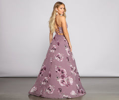 Joelle Lace And Floral Two-Piece Dress