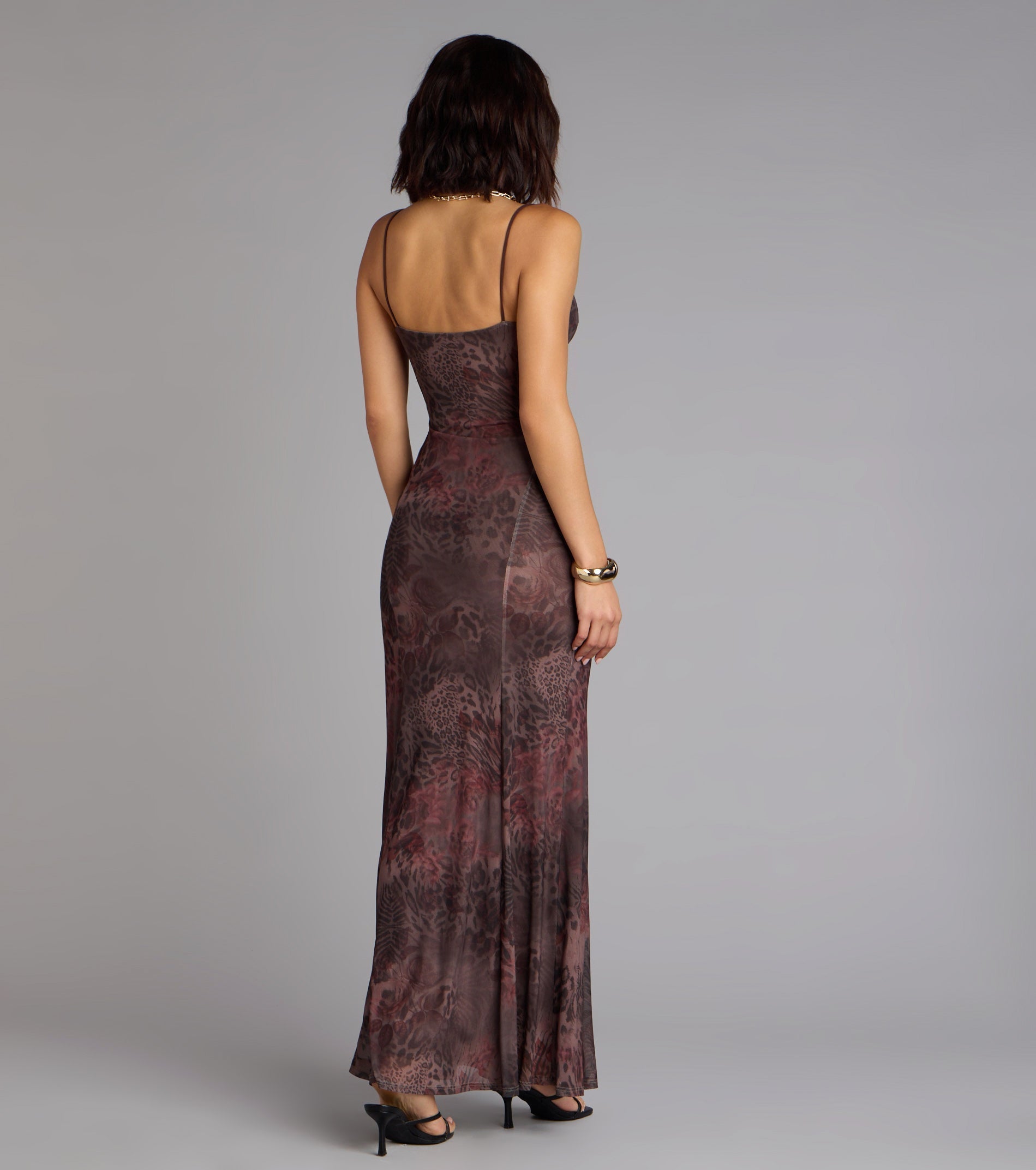 Into the Wild Leopard Maxi Dress