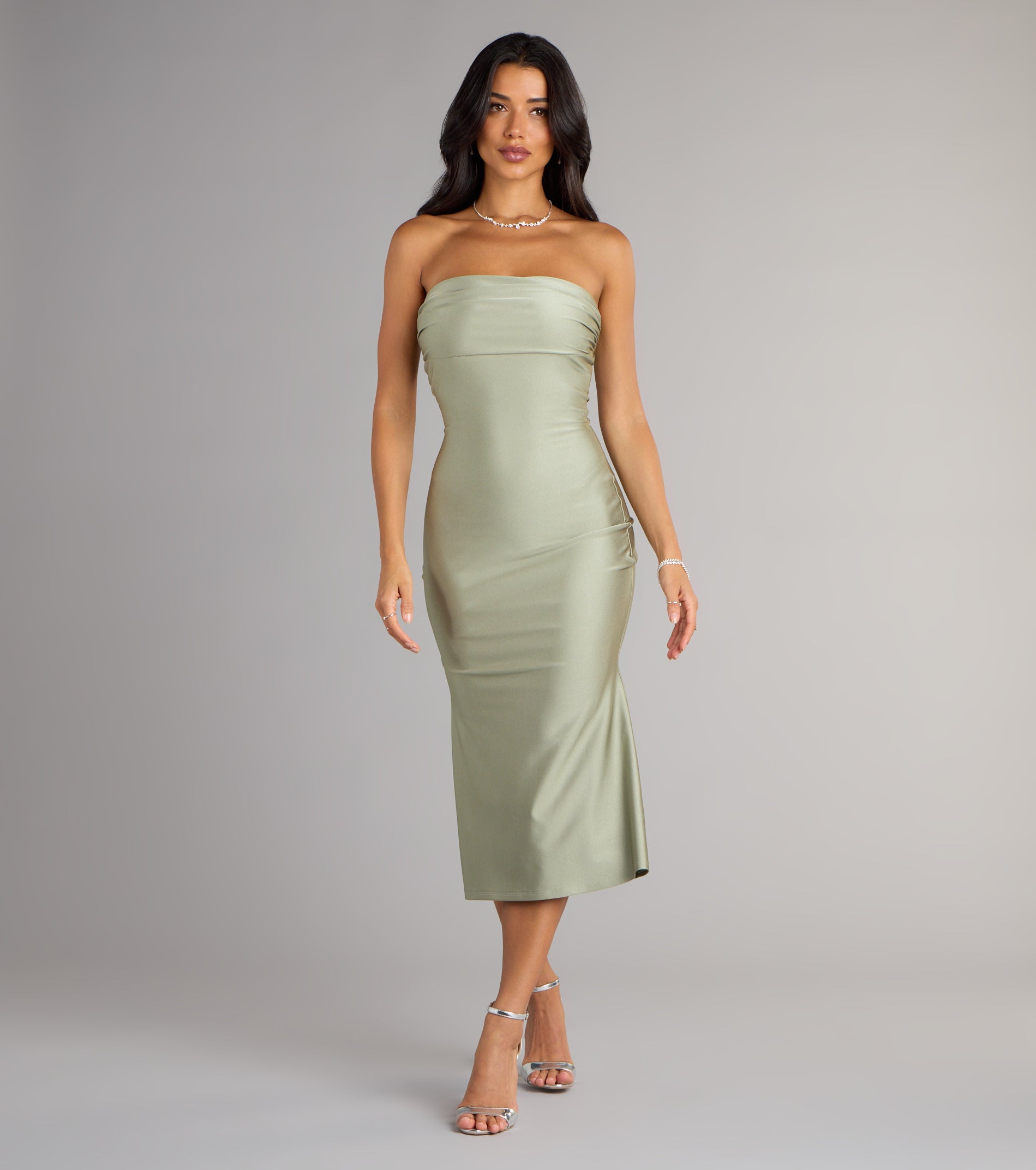 Keep It Sleek Midi Dress