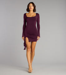 Season of Chic Long Sleeve Mini Dress