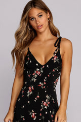 Loving Knit In Florals Maxi Dress