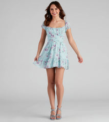 Flower Power Skater Dress