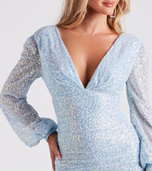 Toast To Shine Sequin Mini Dress