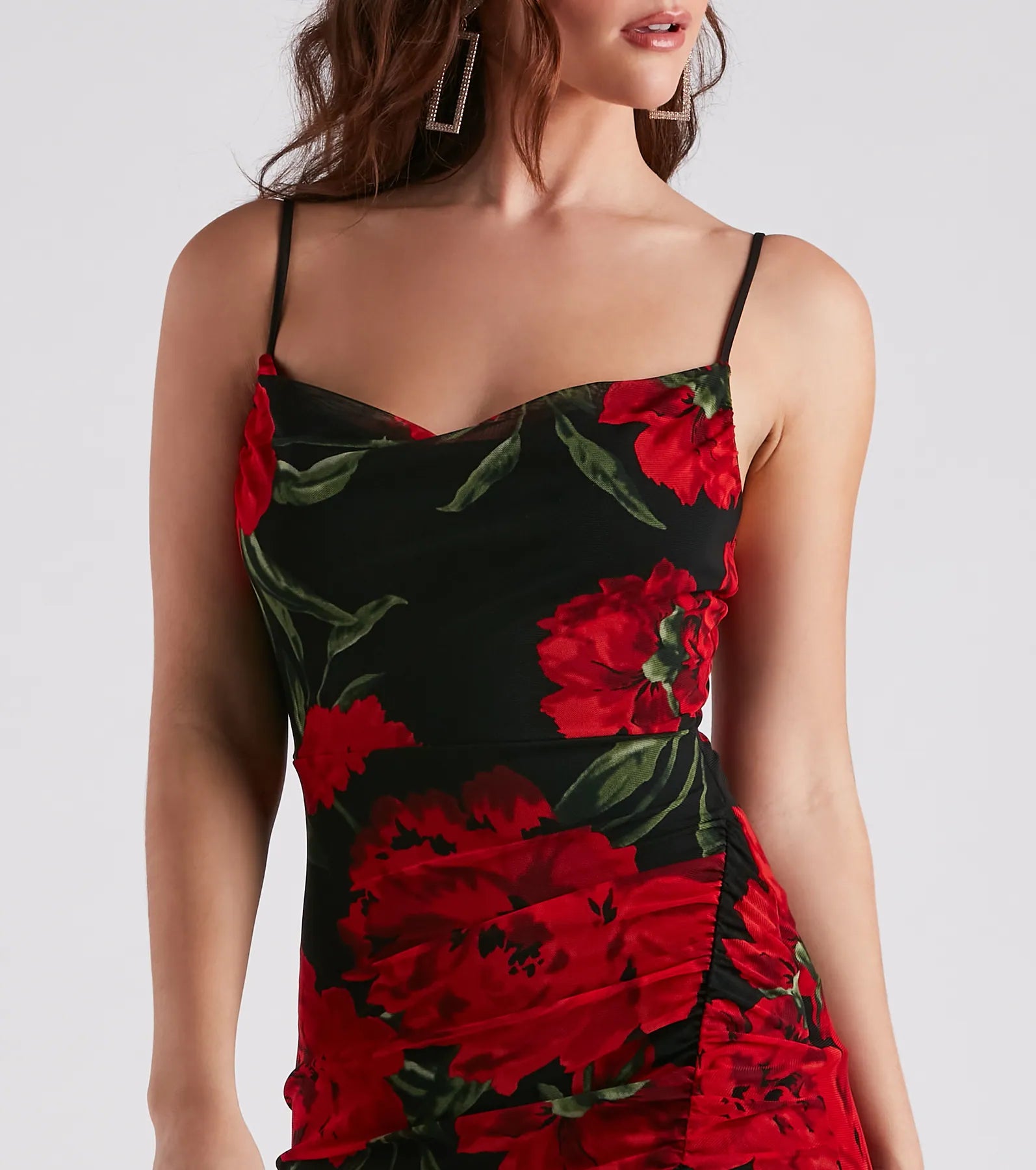 Bring On The Romance Floral Midi Dress