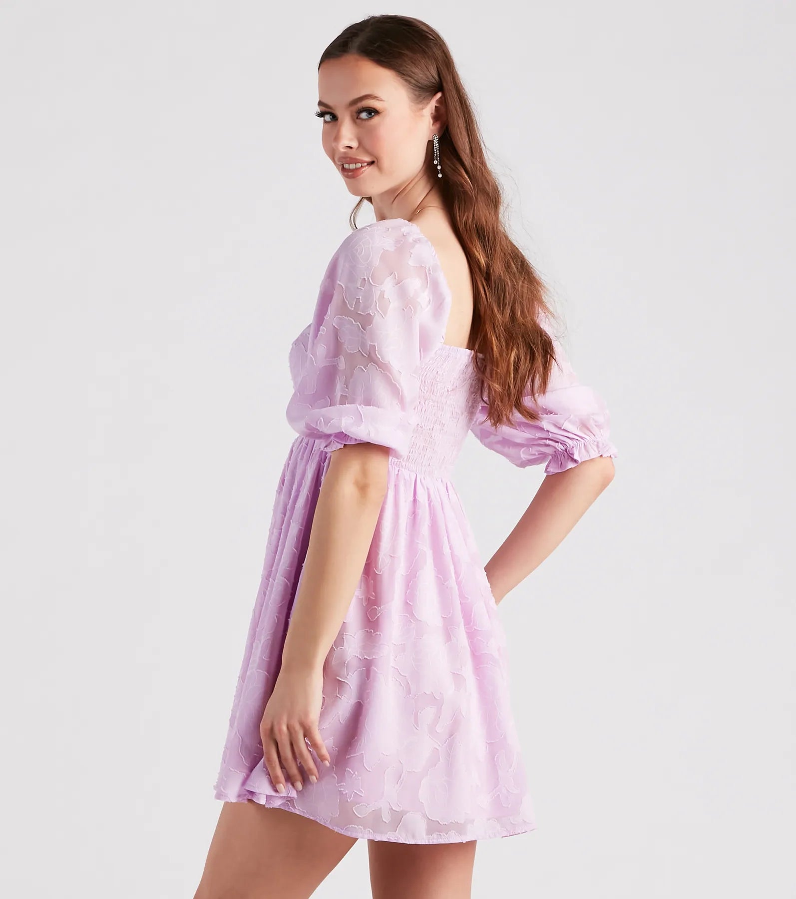 Extra Flair Floral Skater Dress