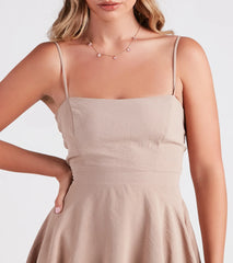 Time To Twirl Ruffled Skater Dress