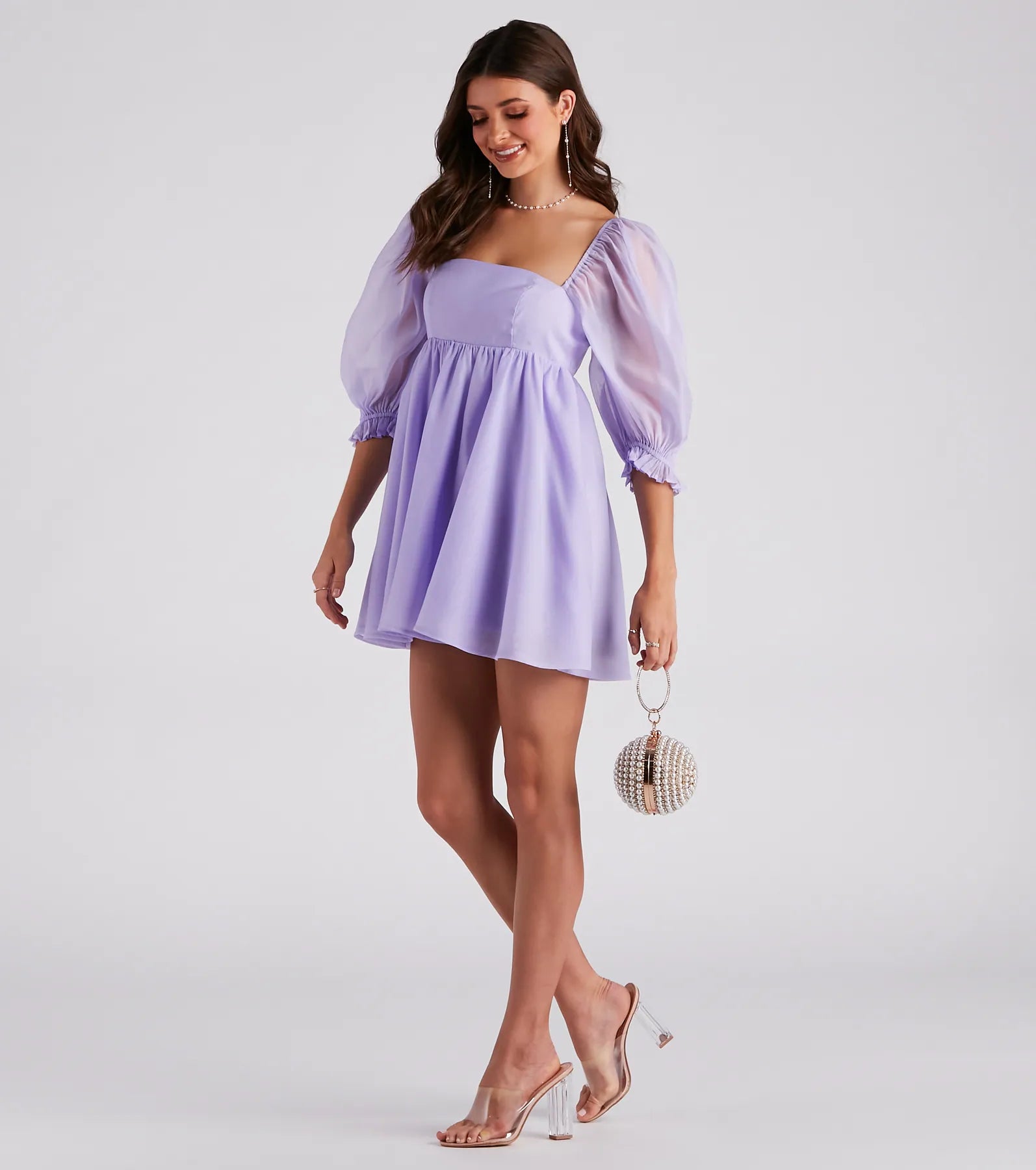 Darling Delight Short Skater Dress