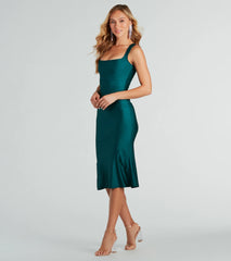 Iconic Presence Sleeveless Midi Dress