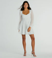 Captivate In Glitter Party Dress