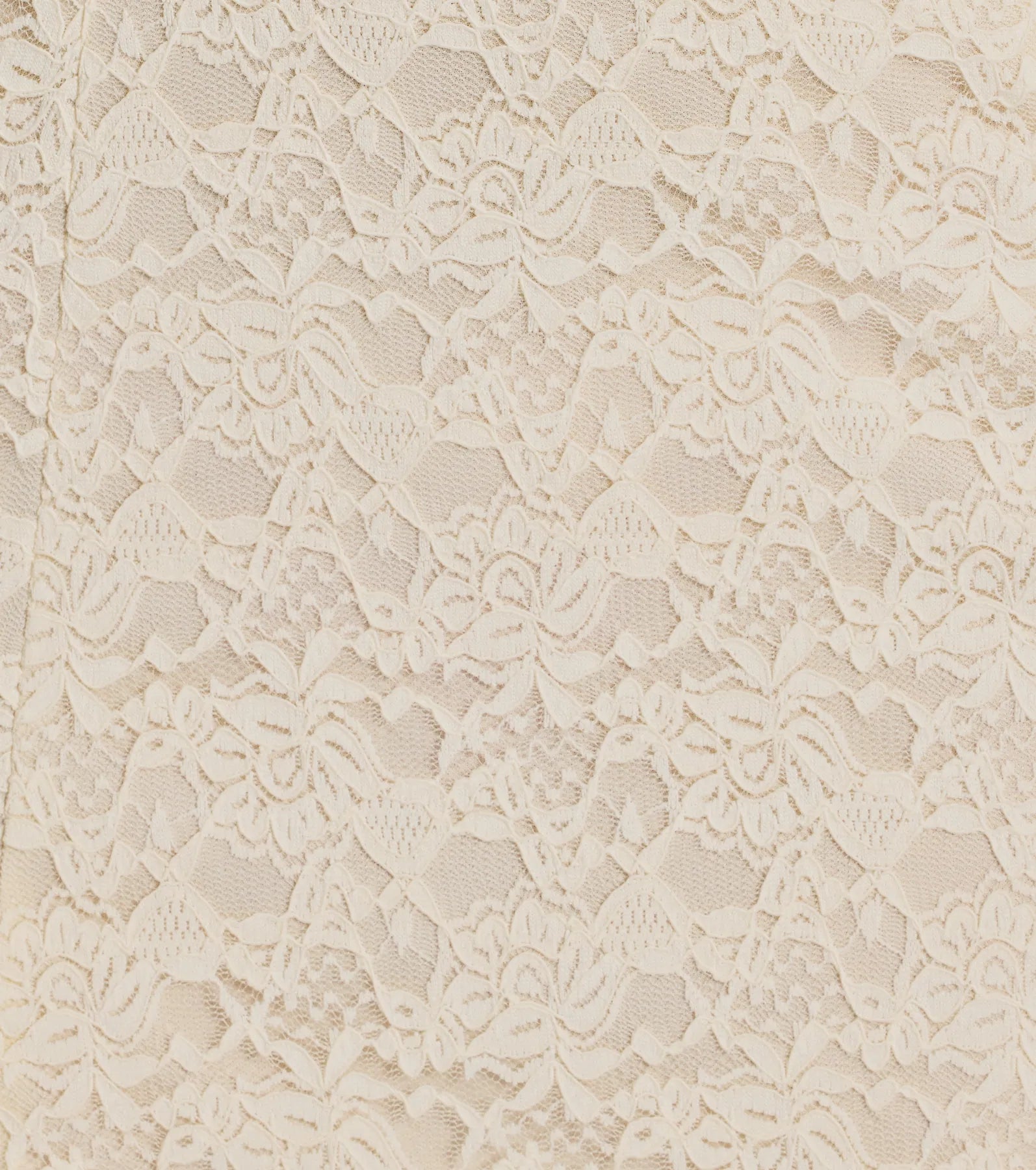 Romance Talks Long Sleeve A-Line Lace Mini Dress