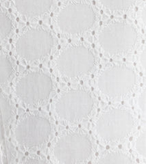 Sweetest Style Lace-Up Eyelet Skater Dress