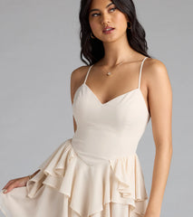 Fairytale Daze Strappy Back Chiffon Skater Dress