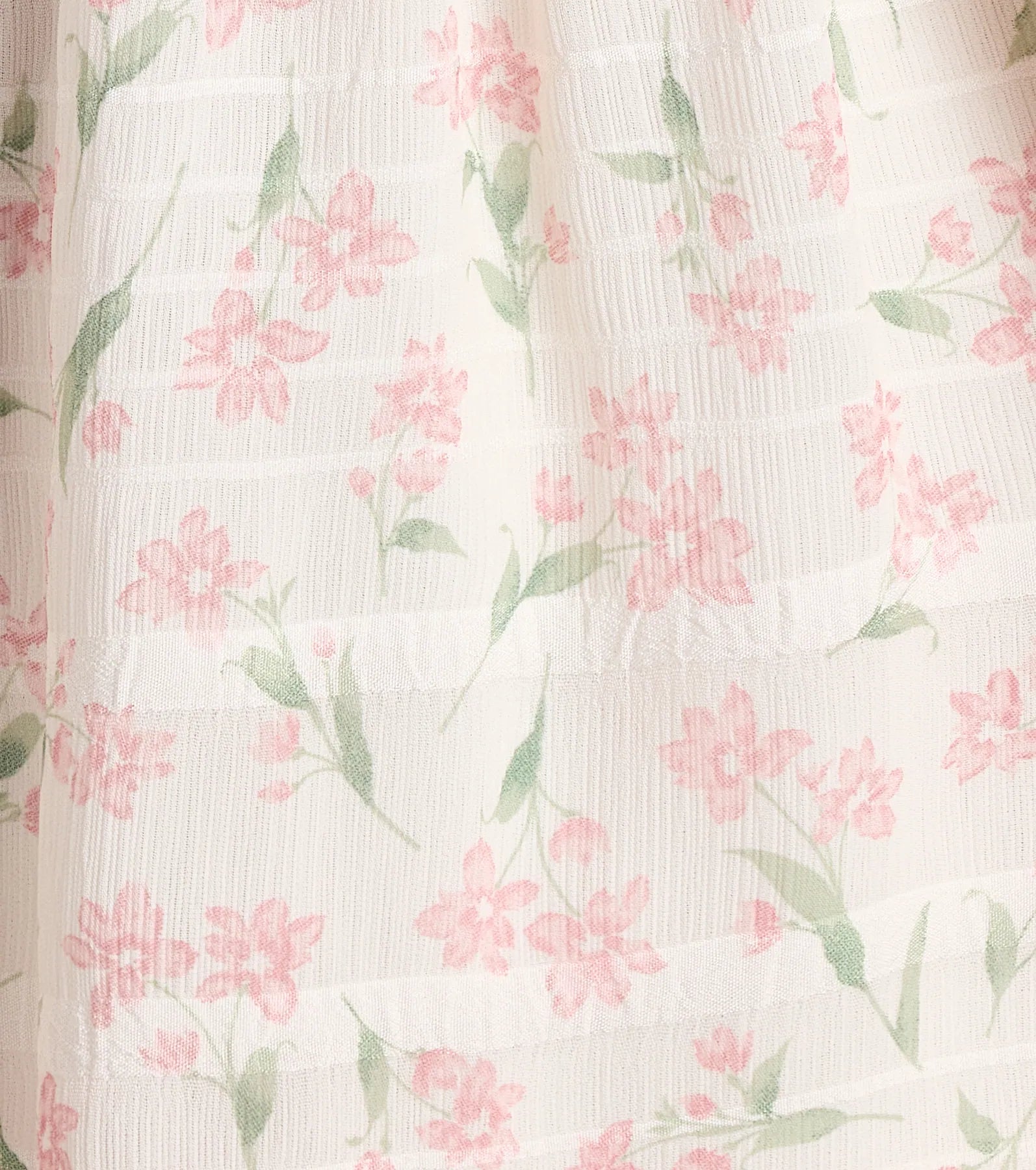 Floral Charm Ruffled Chiffon Tube Skater Dress