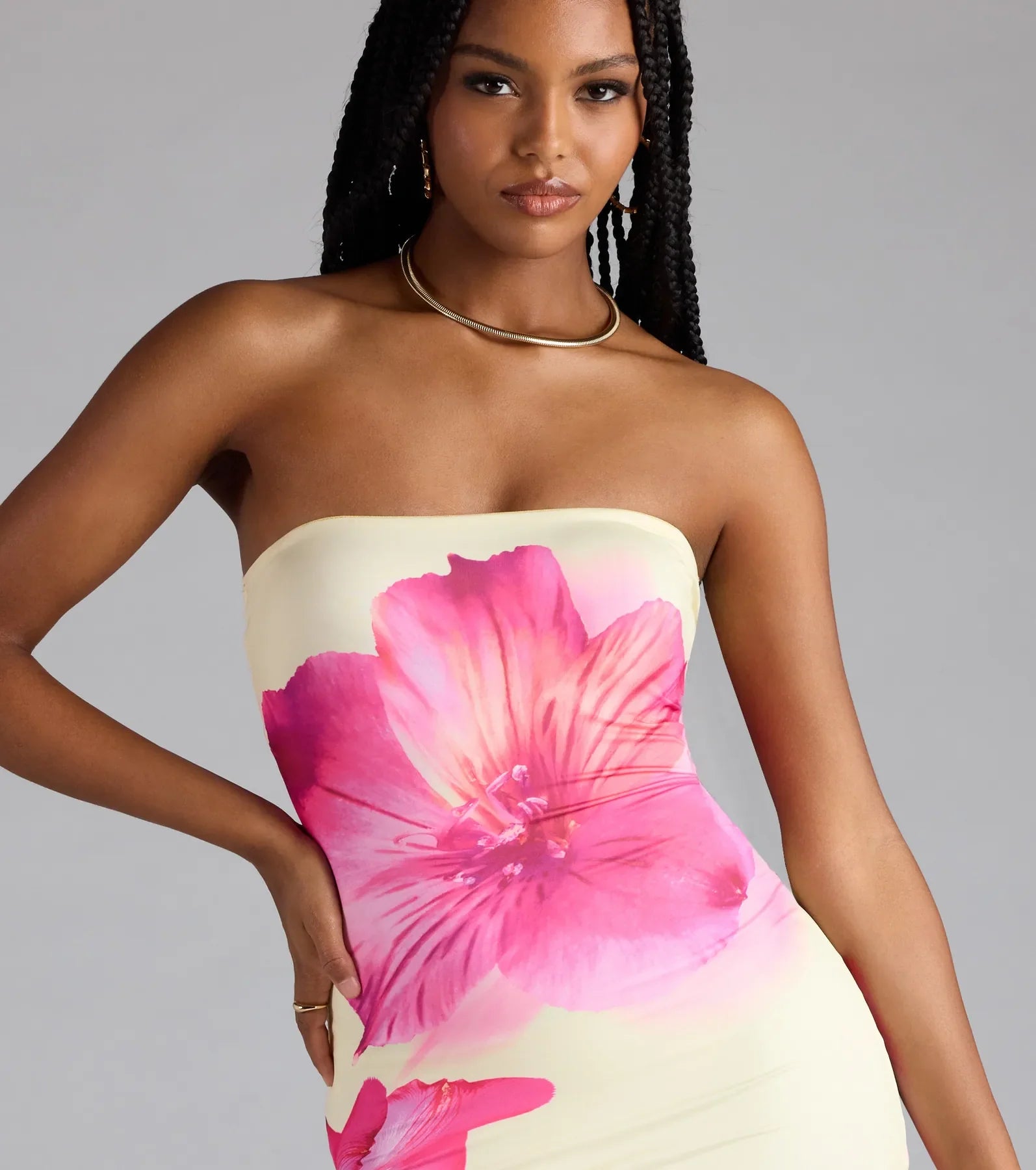 Gorgeous Vibe Floral Bodycon Mini Dress