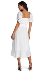 Button Like You Midi Dress