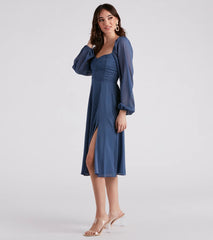 Effortlessly Pretty Chiffon Midi Dress