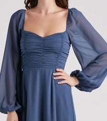 Effortlessly Pretty Chiffon Midi Dress