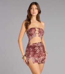 Wild Intentions Cutout Ring Mini Dress