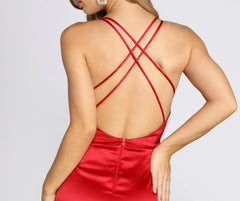 Hot Commodity Satin Mini Dress