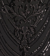 Glam Mood Sequin Backless Bodycon Mini Dress