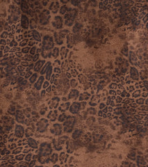 Serving Sultry Leopard Faux Suede Strapless Mini Dress