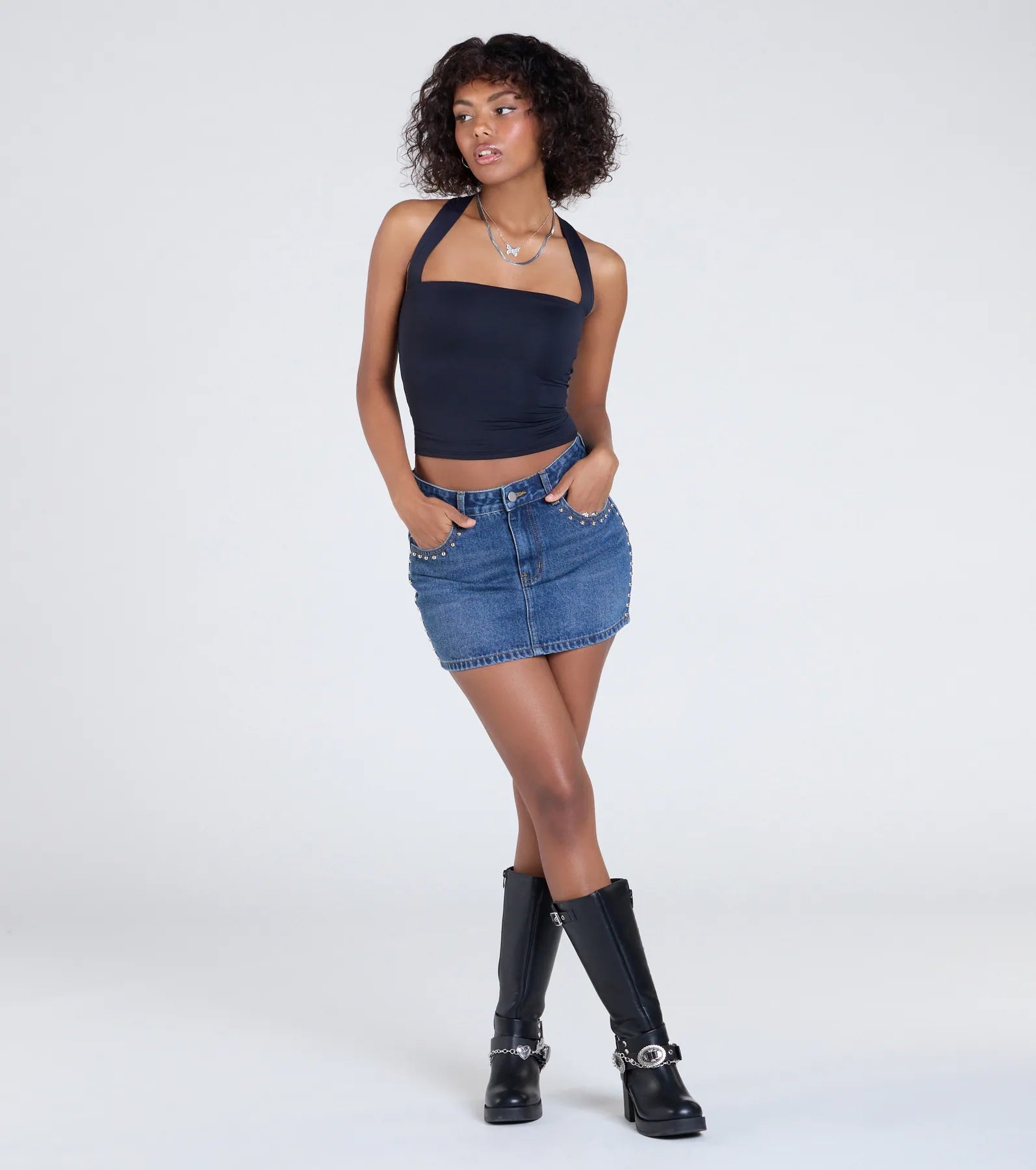 Essential Energy Halter Crop Top