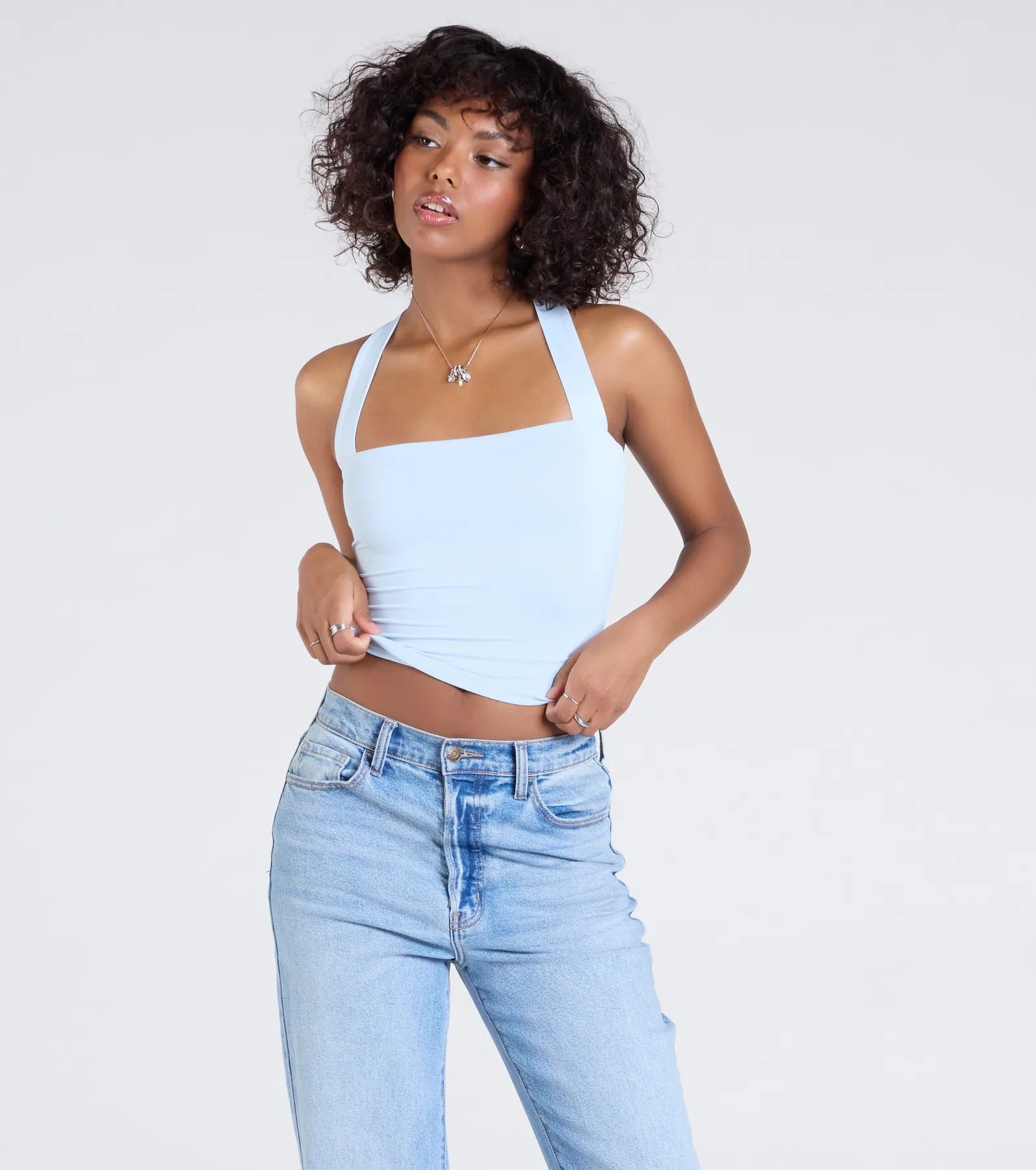 Essential Energy Halter Crop Top