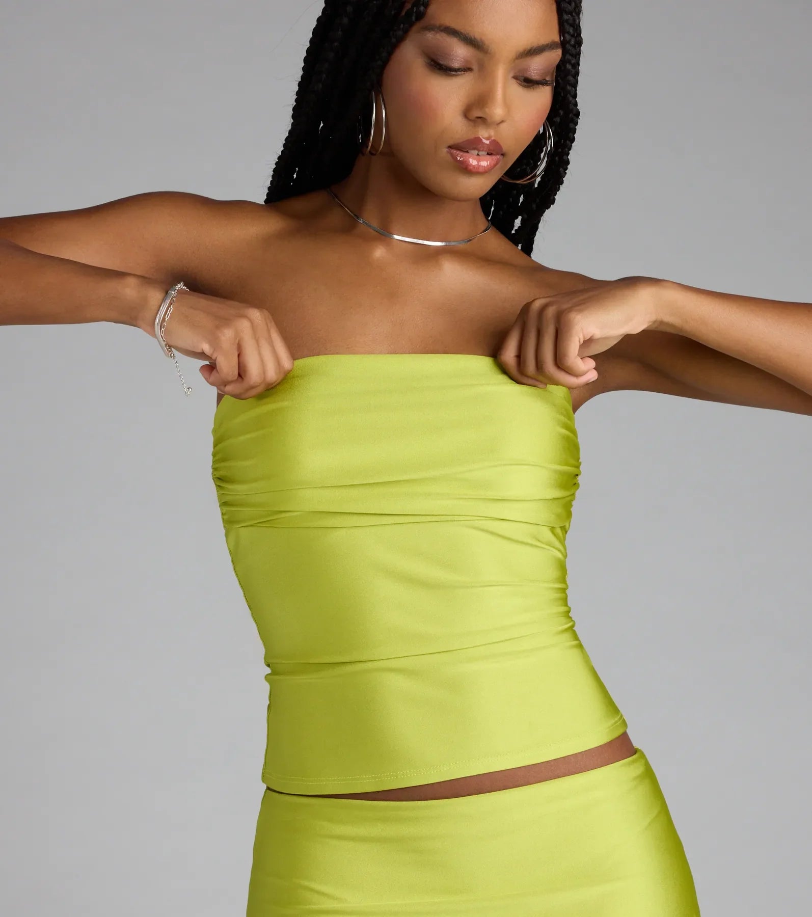 Carefree And Cute Crop Tube Top