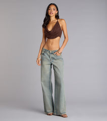 Shimmer Frequency Halter Top