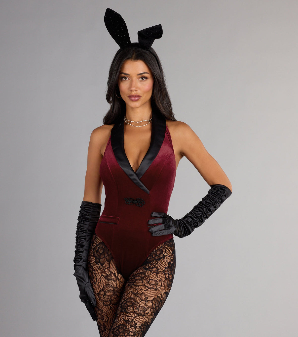 Velvet After Dark Bunny Bodysuit
