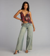 Wildly Iconic Animal Print Crop Top