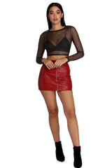 Gleaming With Glam Crop Top