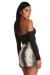 Off To Party Crop Top