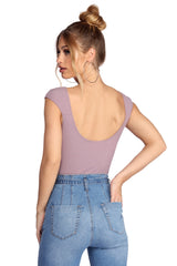 Ruched Cutie Knit Bodysuit