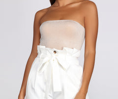 Luxe In Lurex Tube Top