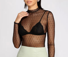 Crushin' On You Mesh Top