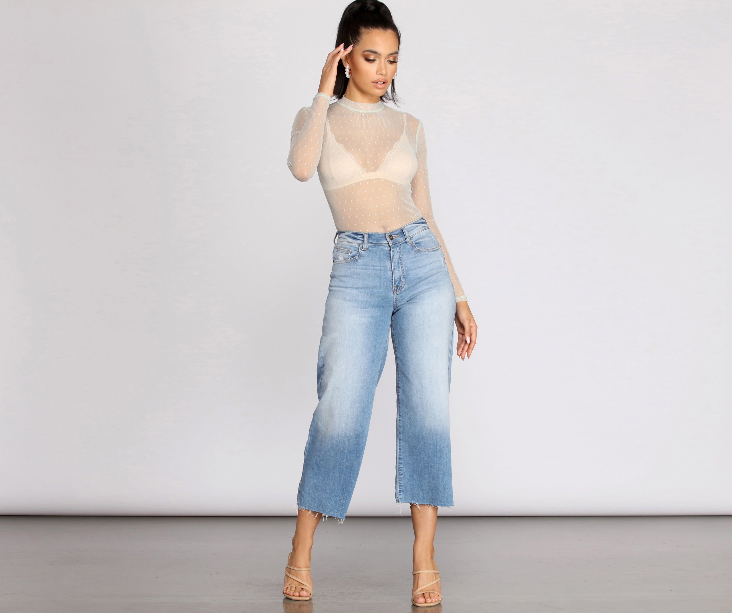 Crushin' On You Mesh Top