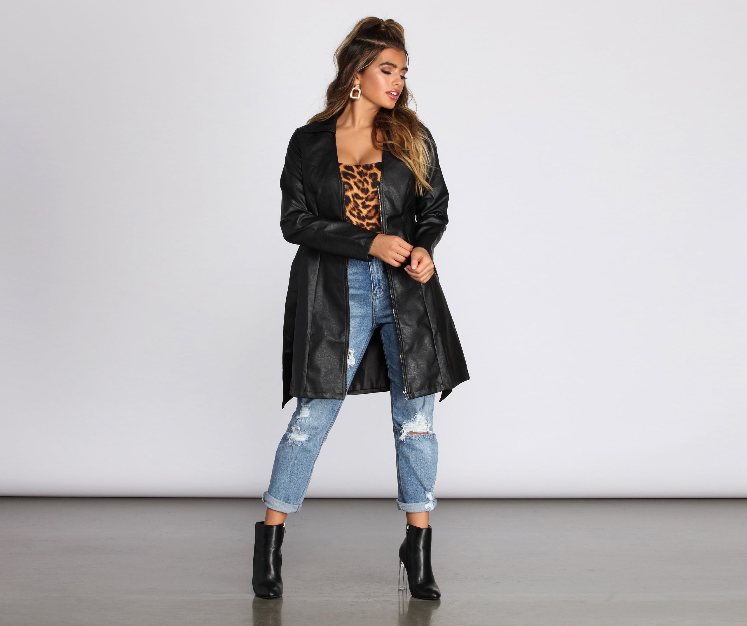 Lead The Way In Leopard Print Bodysuit
