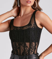 Art Of Lace Square Neck Bodysuit