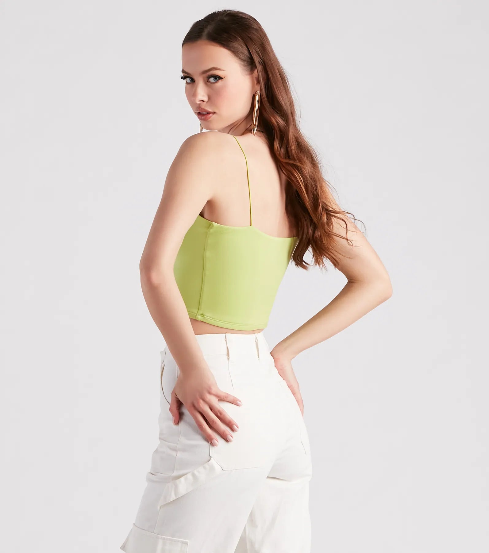 Girl Next Door Vibes Cropped Tank