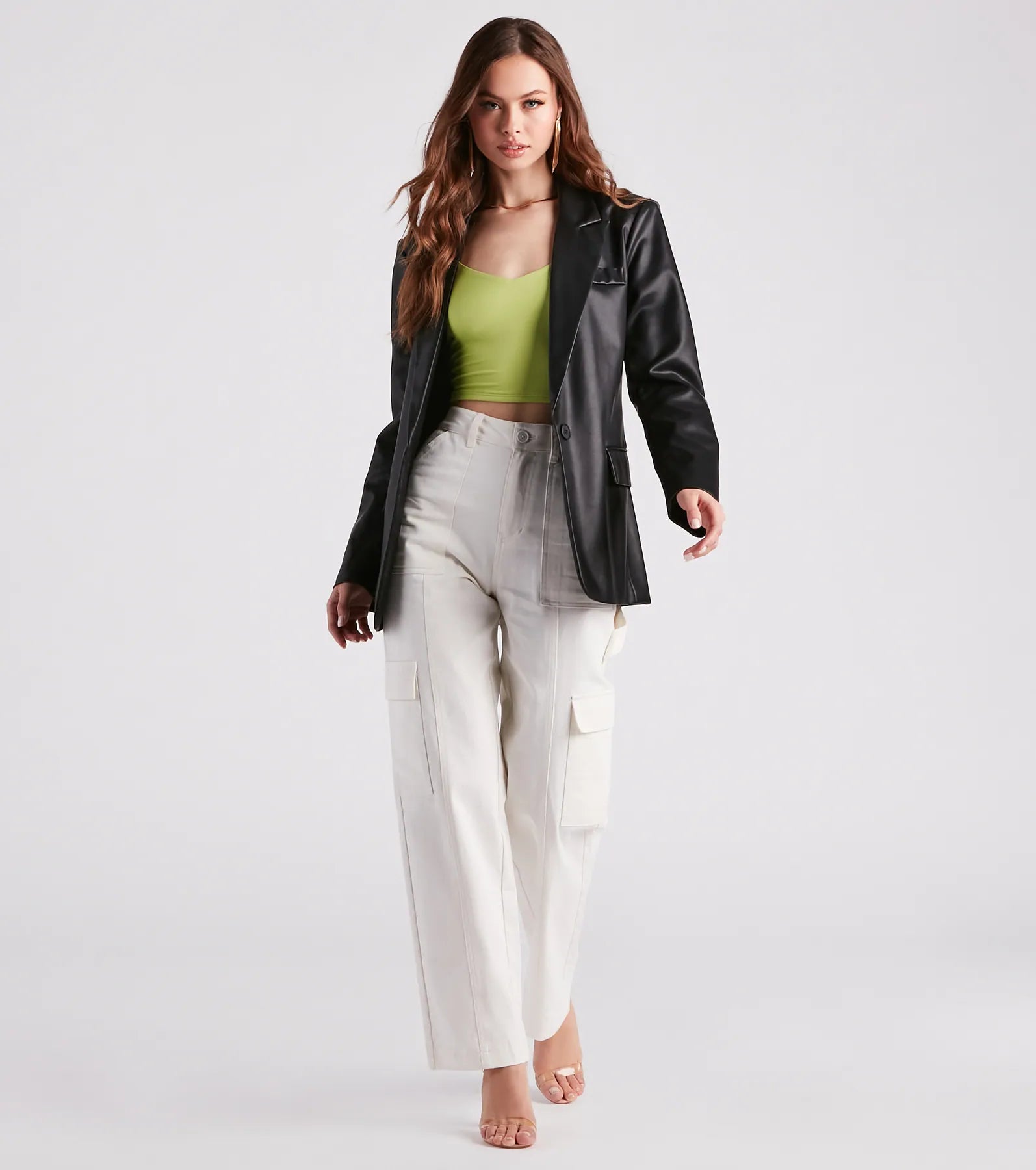 Girl Next Door Vibes Cropped Tank