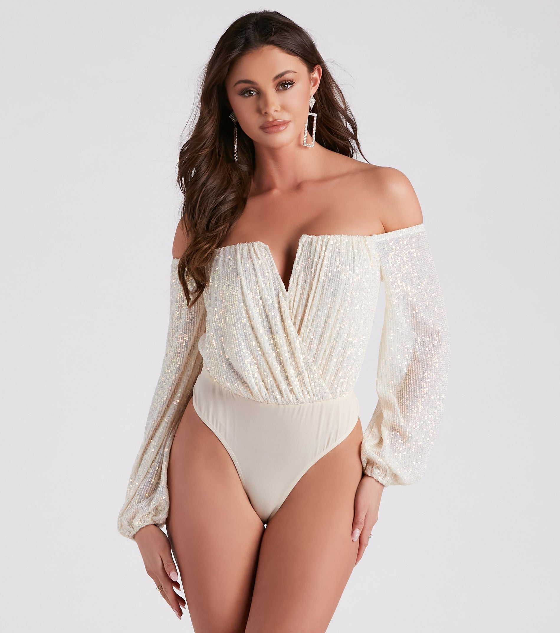 Time To Shine Sequin Bodysuit