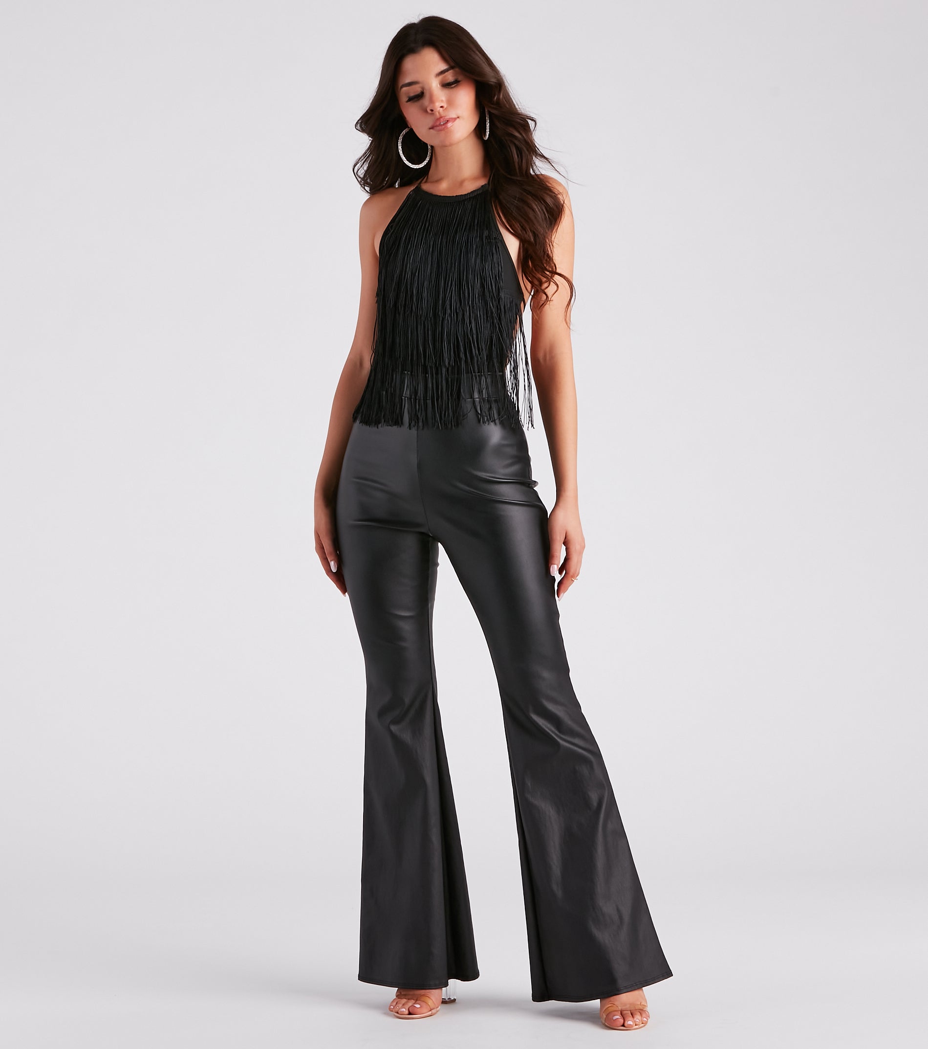 Feelin' Fab In Fringe Bodysuit