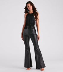 Feelin' Fab In Fringe Bodysuit
